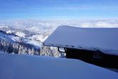 Bergblick im Winter