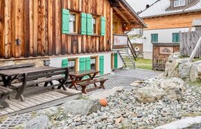 Terrasse Hütte zur Heimat